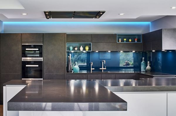 kitchen design trends LED lighting minimalist interiors