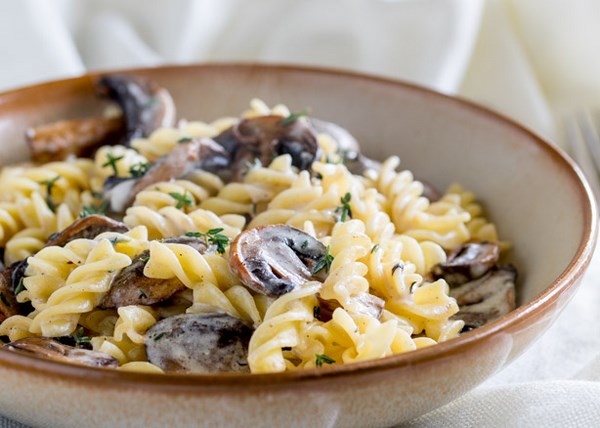 quick and easy vegetarian recipes mushroom and thyme pasta