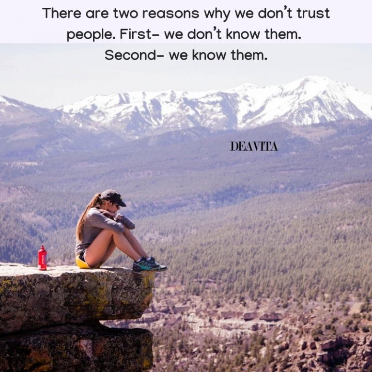 the best wise sayings about trust in people with photos