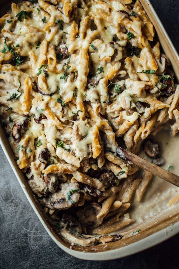 vegetarian mushroom alfredo pasta sauce recipe