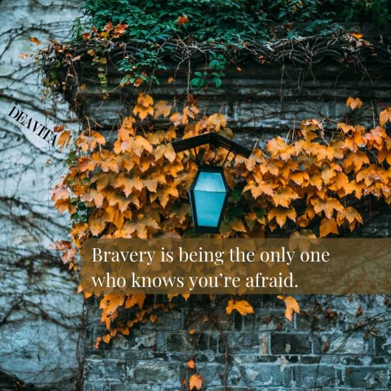 Inspirational and motivational quotes about courage and bravery