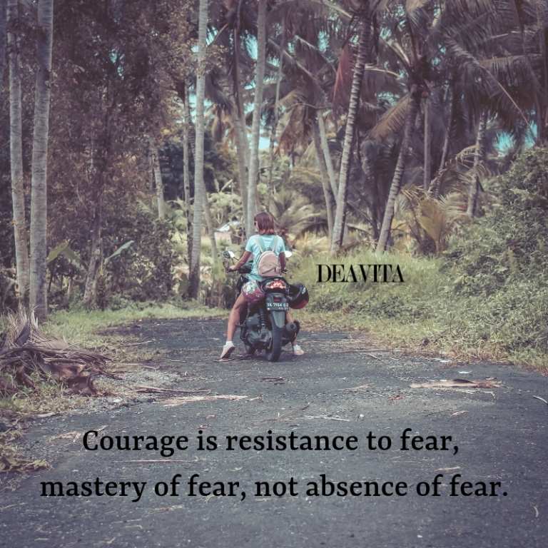 Courage and resistance to fear positive encouragement quotes and sayings