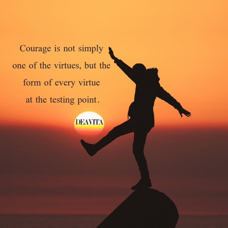 Courage quotes and positive inspirational thoughts with photos