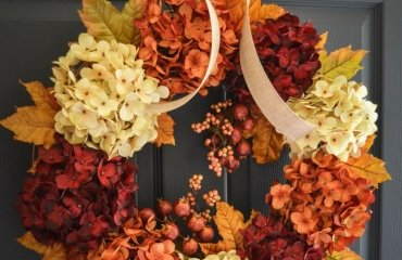 DIY-beautiful-wreath-of-flowers-hydrangea-decor-ideas