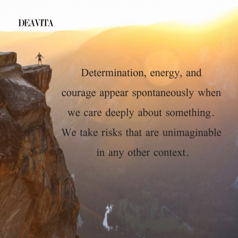 Determination energy and courage quotes and inspirational sayings