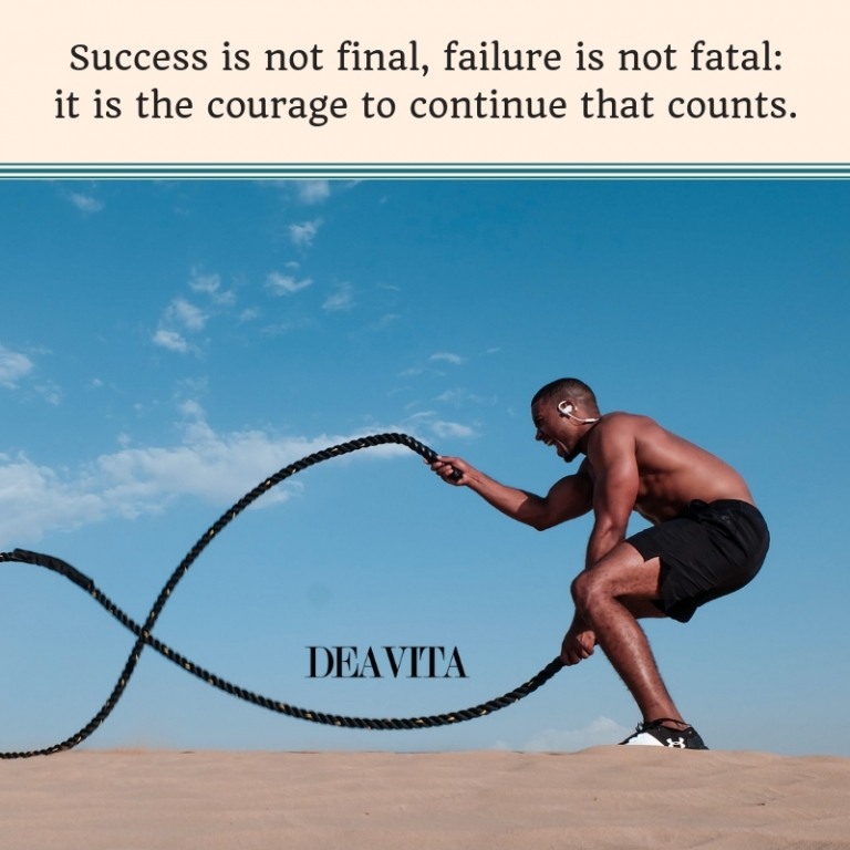 Success failure courage in life inspirational and motivational quotes