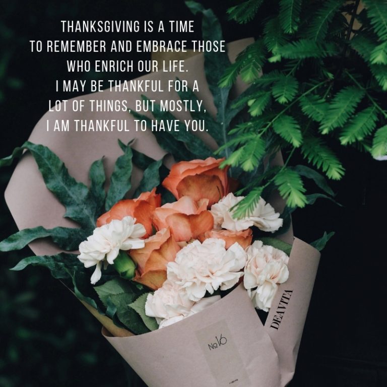 Thanksgiving cards and greetings for her best wishes for wife girlfriend partner