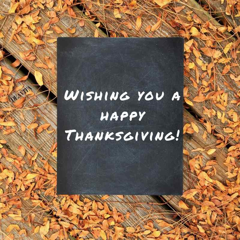 Wishing you a happy Thanksgiving greeting cards