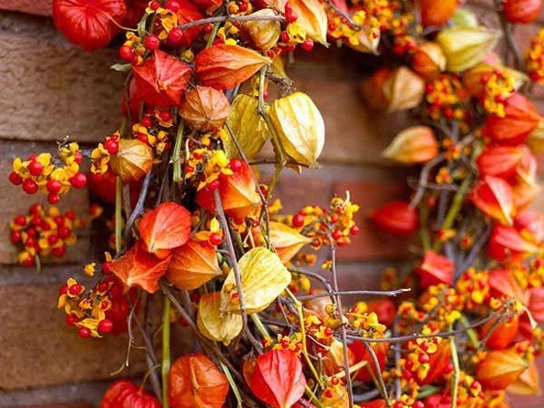 beautiful and easy DIY wreaths ideas for thanksgiving