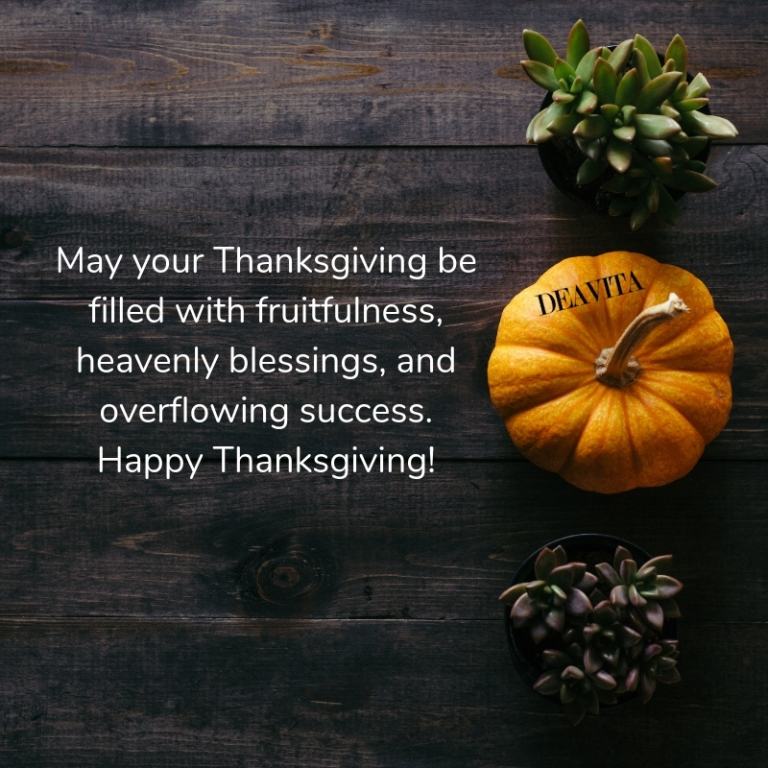happy Thanksgiving cards and wishes for blessings and success