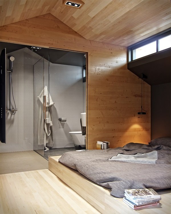 mansard floor ideas contemporary bedroom design