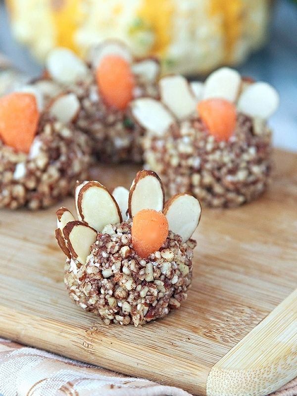 quick and easy thanksgiving appetizers turkey cheese bites