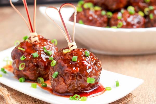 slow cooker recipes thanksgiving appetizers four ingredients meatballs