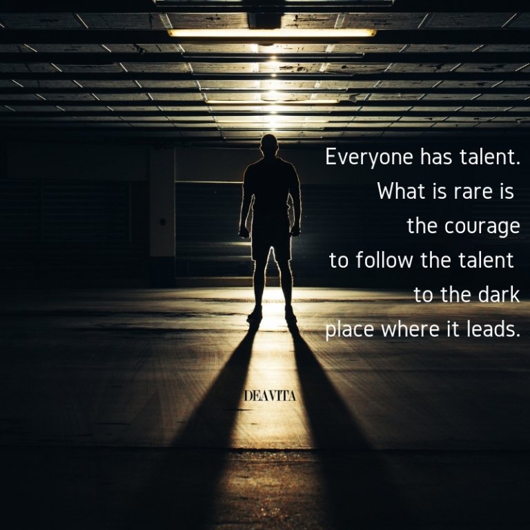 talent and courage quotes with photos
