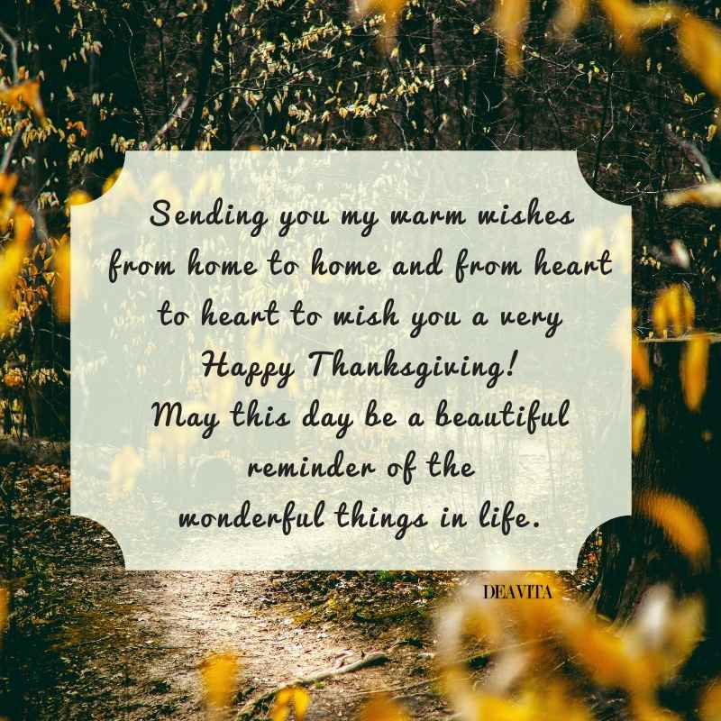 thanksgiving greetings and cards sending you my warm wishes