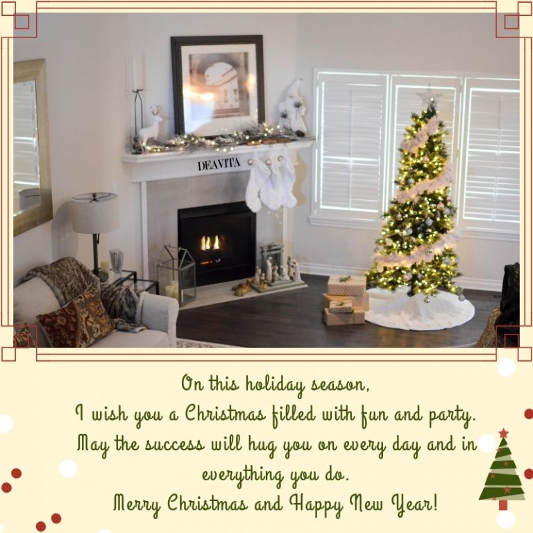 Christmas and new year greeting cards holiday wishes