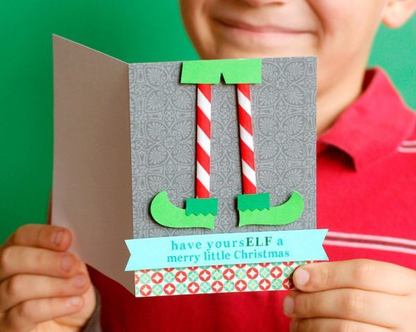 DIY Christmas cards kids activities ideas