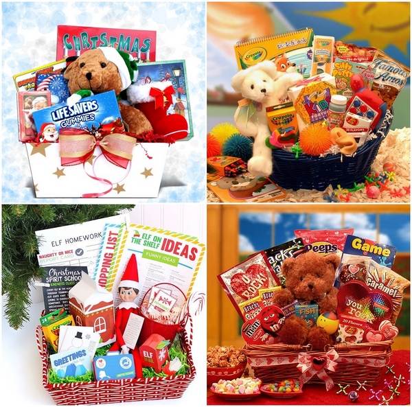 DIY christmas gift ideas baskets for kids