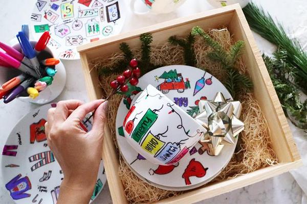 DIY gifts for christmas ideas custom tableware