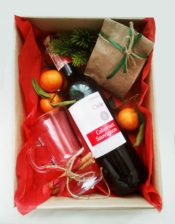 DIY original christmas gift ideas mulled wine set