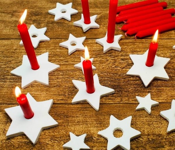 DIY star candle holders cool craft ideas