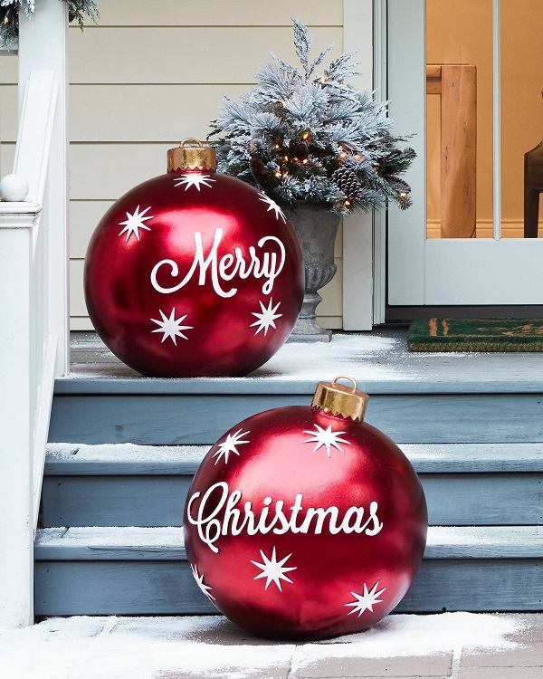 Outdoor Christmas decorations tree ornaments holiday activities for children