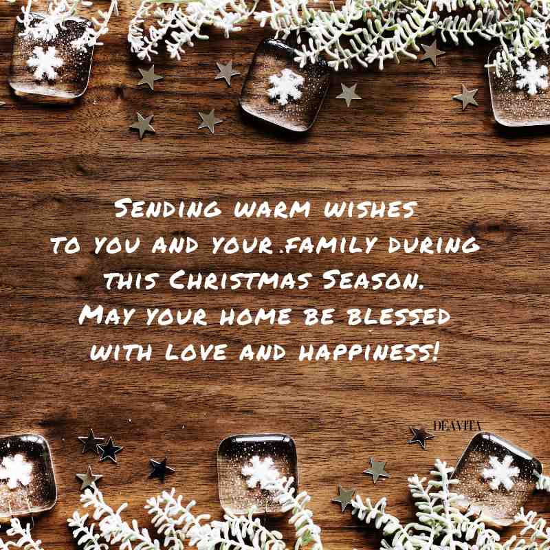 Sending warm wishes holiday greeting cards