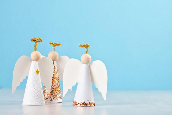 christmas paper angels crafts and activities for children