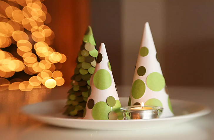 cute and easy DIY paper Christmas decorations kids craft ideas