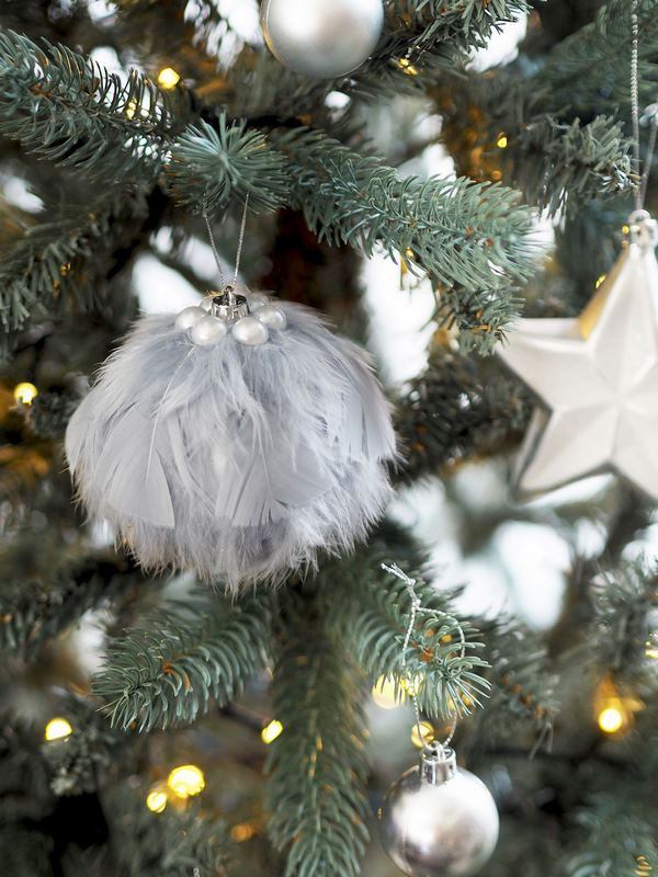 diy unique christmas decorations feather ball