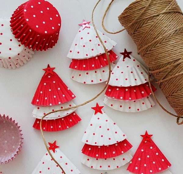 easy Christmas paper crafts for kids festive decorations