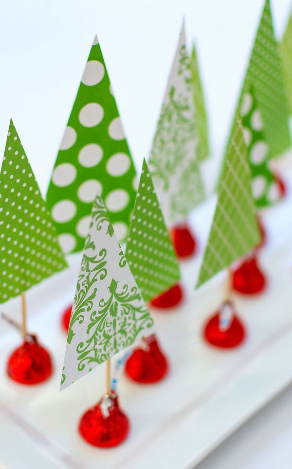 easy crafts for children paper christmas trees