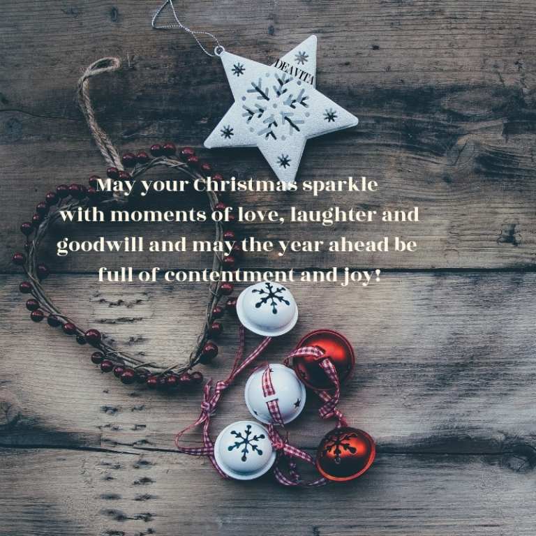 greetings for Christmas cards with text messages and photos