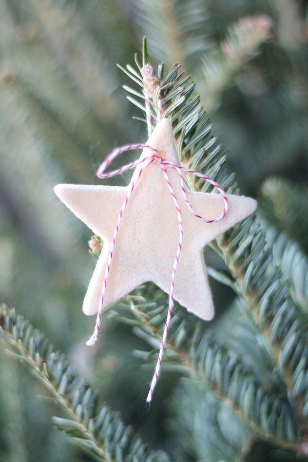 homemade christmas ornaments from salt dough creative craft ideas