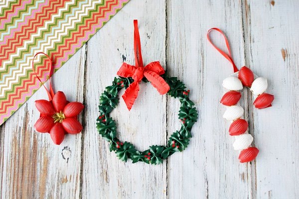 kids crafts and activities pasta christmas ornaments ideas