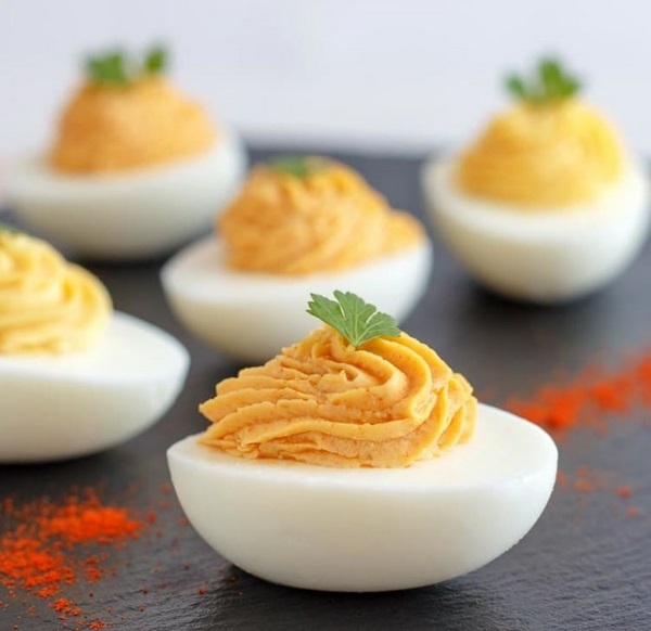 party food new years eve ideas deviled eggs 