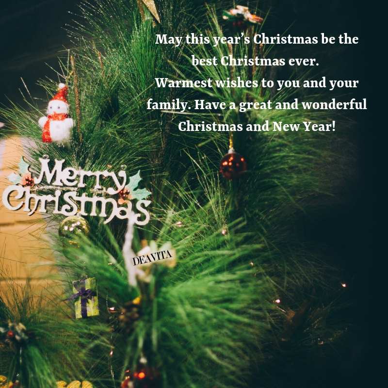 the best Christmas ever holiday wishes and greetings