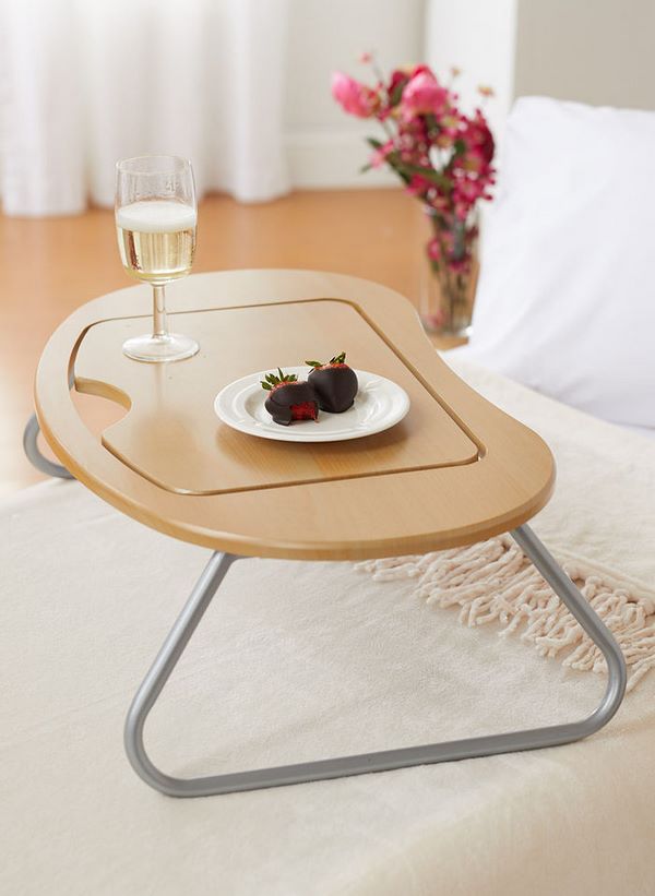 Breakfast in bed tray table design housewarming gifts ideas