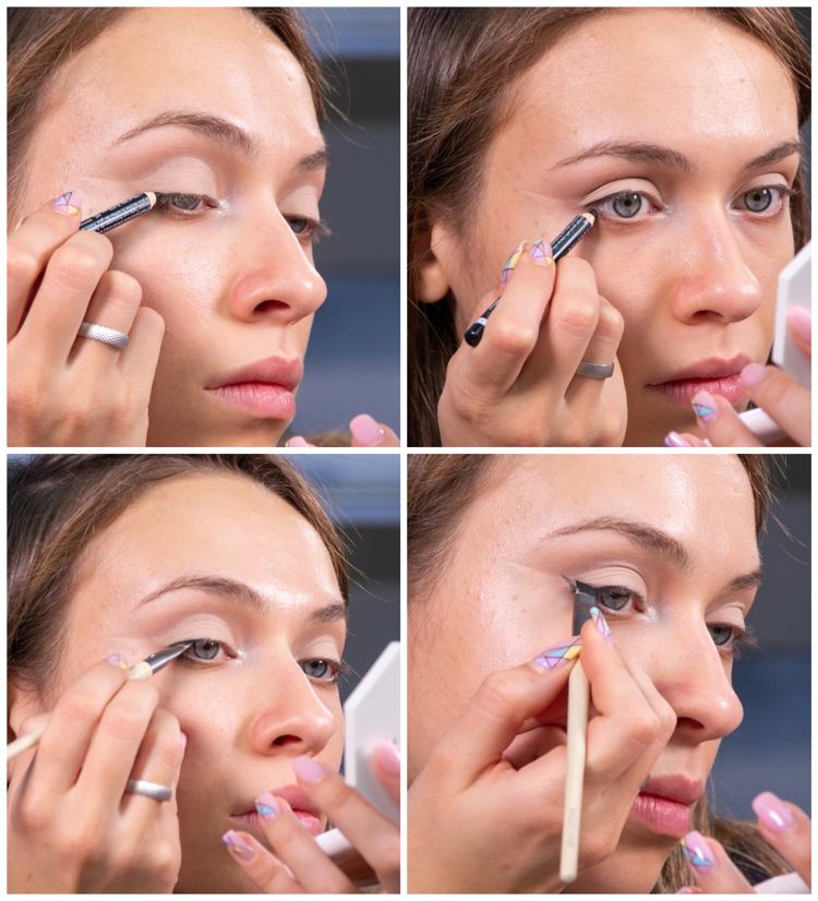 DIY Makeup nude soft cut crease tutorial
