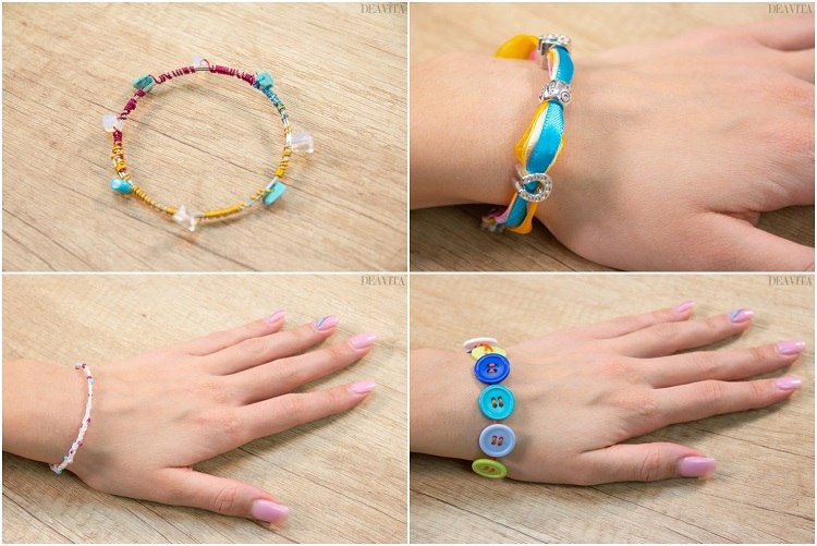 DIY, HOW TO MAKE BRACELETS EASY and BEAUTIFULL