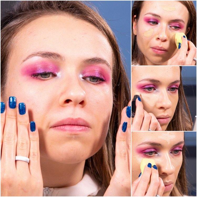 DIY makeup tutorial apply foundation primer