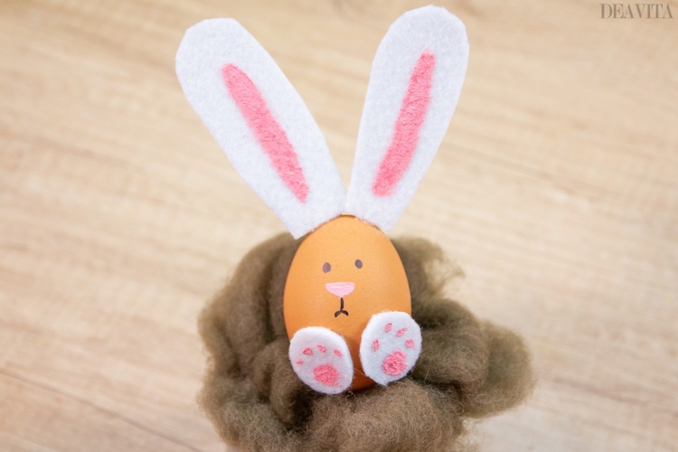 Easter bunny egg decoration cool craft ideas for kids