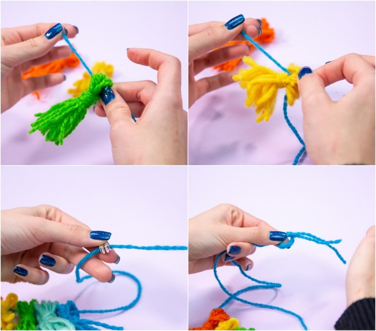 How to make-tassel necklace step by step tutorial