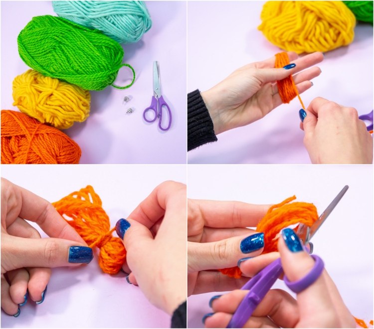 How to make tassel necklace tutorial kids craft ideas