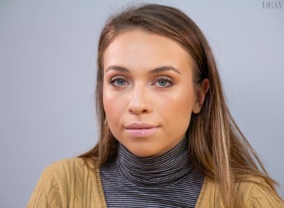 Natural-make-up-for-first-date-caramel-eyeshadow-and-nude-lips