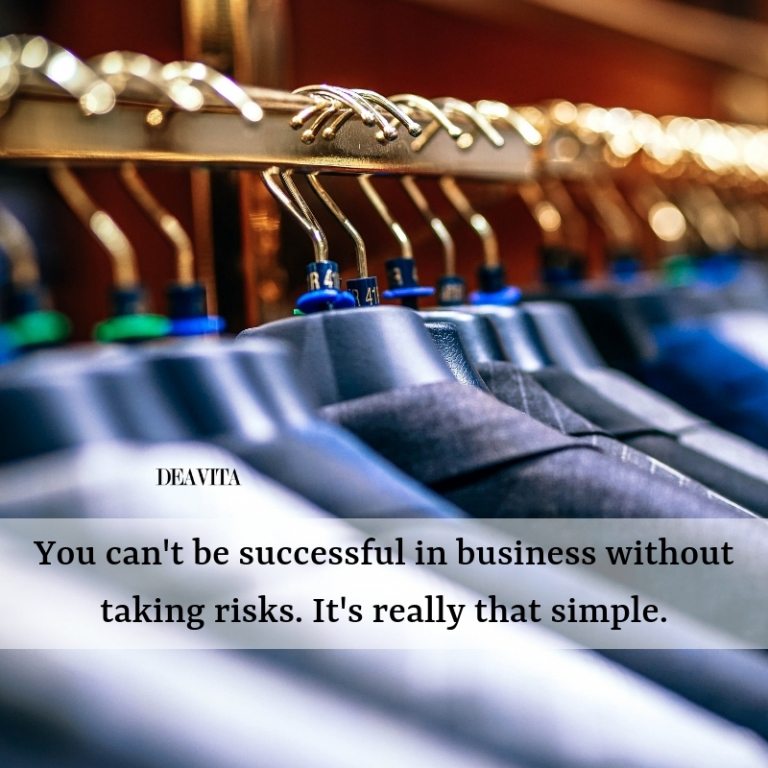 business success and risks quotes and sayings