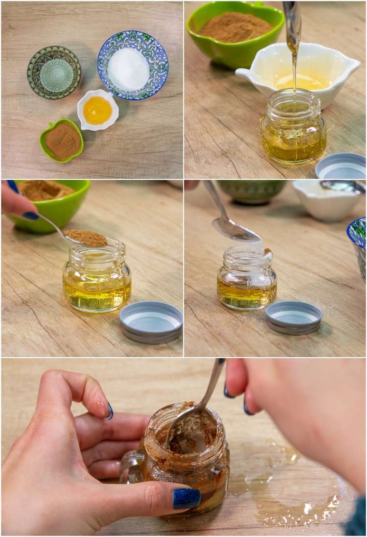 diy lip scrub 15 recipes with natural ingredients cinnamon honey olive oil tutorial