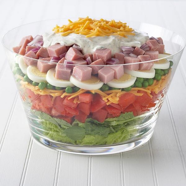 easy and quick layered salad recipe 