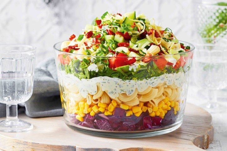 layered pasta salad ideas