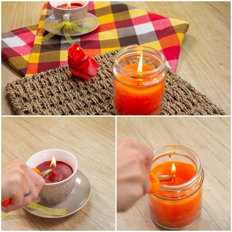 3 DIY Candles easy craft ideas 